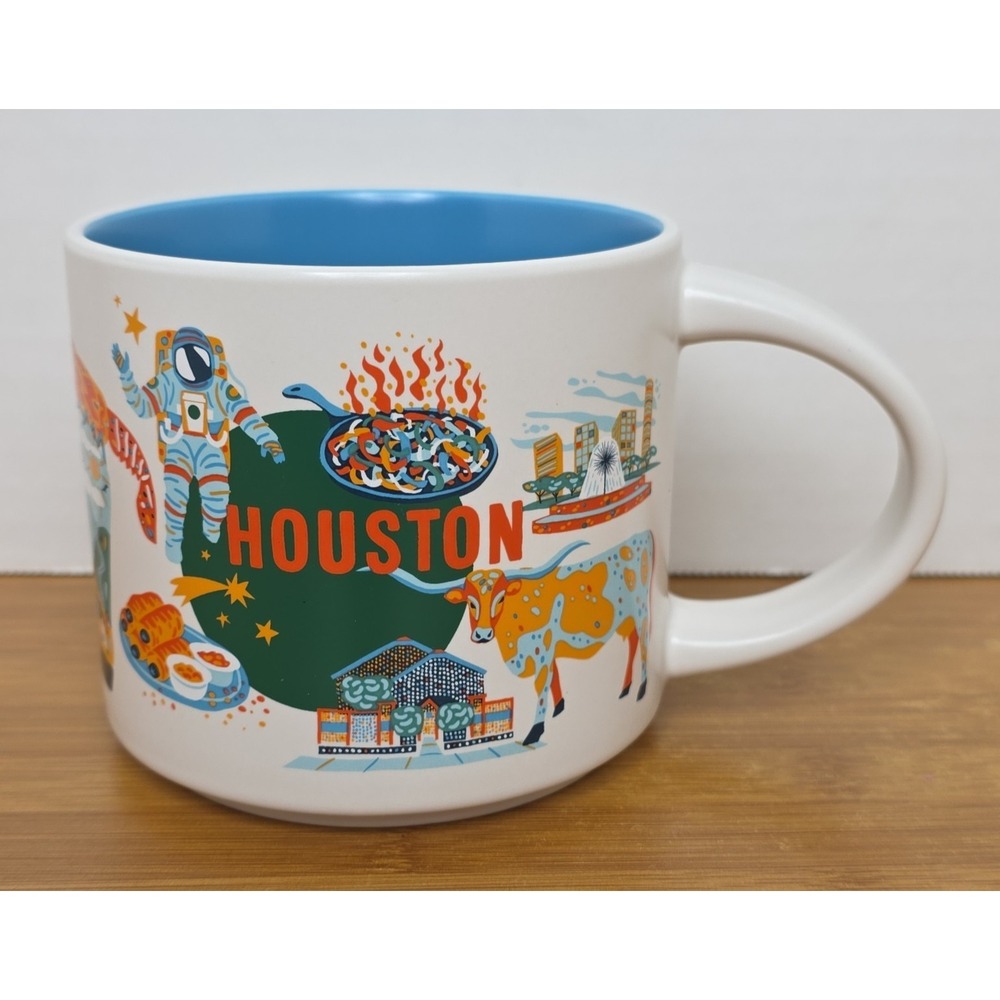 Starbucks Houston Discovery Series Coffee Tea‎ Cup Stackable 2024 14oz